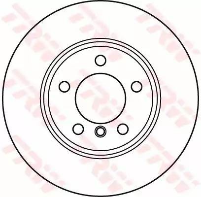 Диск тормозной передний MINI COUNTRYMAN (R60) 307мм DF6119S DF6119S TRW