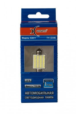 Лампа светодиодная 12V C5W SV8.5-8 блистер (1шт.) XENITE 1009581 XENITE