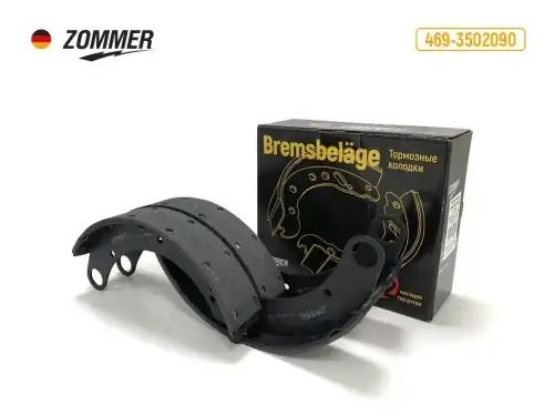 Колодки тормозные передние УАЗ (4 шт.) "ZOMMER" 18849 ZOMMER