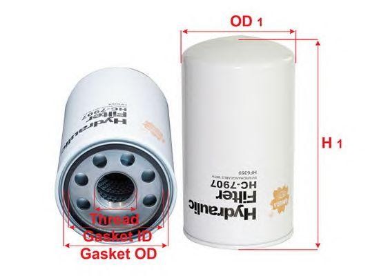 Фильтр гидравлический CASE IH HC7907 HC-7907 SAKURA