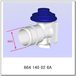 Клапан SSANGYONG Kyron (06-),Actyon (06-),Rexton (06-) (D20) рециркуляции отрабо 664140026A SSANG YONG