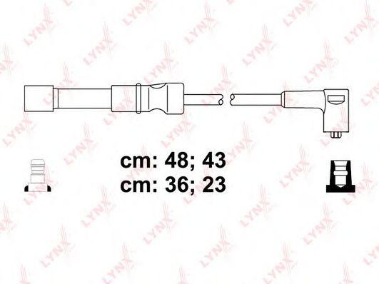 Провод высоковольтный CHEVROLET Lacetti (03-) (1.4/1.6) комплект (класс E) LYNX SPE1808 LYNXAUTO