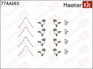 Комплект установочный тормозных колодок TOYOTA CAMRY 02-83-01-88, CARINA -92, CO 77AA103 MASTER KIT