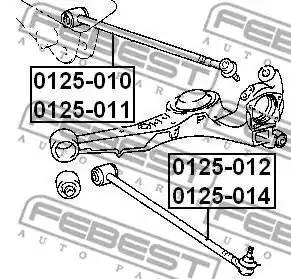 TOYOTA RAV 4 94> 0125-014 FEBEST