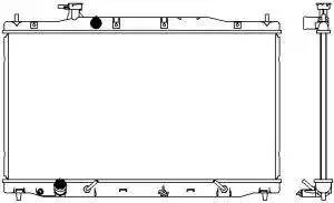 Радиатор HONDA CRV 07-13 32118507 32118507 SAKURA