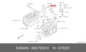 САЛЬНИК КОЛЕНВАЛА ЗАДНИЙ SUBARU 806792010 806792010 SUBARU