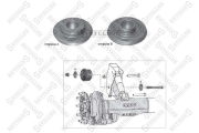 шайба! втулки рессоры 22x73.5x30\MB 8455013SX STELLOX