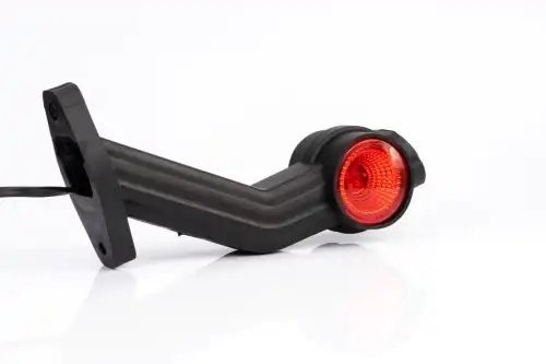 фонарь габаритный! левый рожок LED, L=190мм, кр/ж/бел накл./изогн.с каб. 0.5м\Sc FT140FLLED FRISTOM