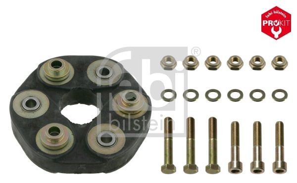 муфта кардана к-кт! с болтами и гайками\ МВ W202/W210/T202 1.8-2.5D 93-00 01501 FEBI BILSTEIN