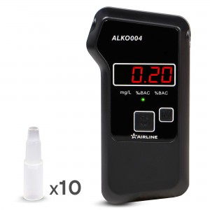 Алкотестер цифровой до 1.90 промилле LCD дисплей AIRLINE ALKO004 AIRLINE