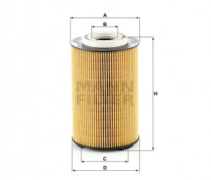 Фильтр масляный MAN TG-S/TG-X (D2066/2676 Euro 6) HU 1291-1 Z MANN FILTER