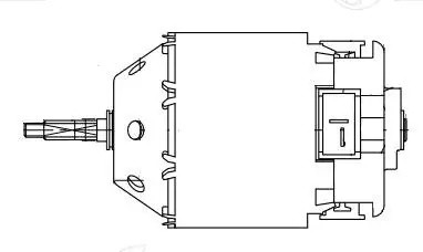 Мотор отопителя NISSAN X-Trail (00-) салона LUZAR LFH14H8 LUZAR