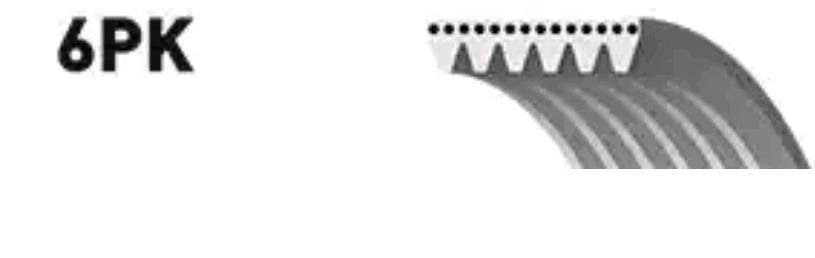 Ремень ГАЗ-3110,3302 генератора ЗМЗ-406 с ГУР GATES 6-PK-1368 GATES