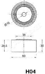HYUNDAI ELANTRA (2000-2005) BE-H04 JAPAN PARTS GROUP