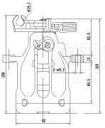 Суппорт торм. для а.м Volvo S40 96- зад. прав. d38мм CF 103554 CF103554 TRIALLI