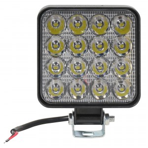 Фара светодиодная "AIRLINE" Standart 83х83х22 мм 16W 12V (16 LED, квадратная, на ALED029 AIRLINE
