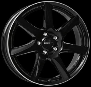 Dezent TW dark 18.0 / 8.0J PCD 5x108.00 ET 40.00 ЦО 70.10 Литой / Черный с полир TTWGHBL40 DEZENT