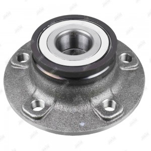 к-кт подшипника ступицы задней!\ Audi A4/A5 1.8/2.0TFSi/2.0TDi/2.7TDi 07> HW33014 JIKIU