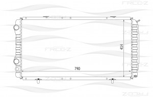 Радиатор CITROEN Jumper 94-FIAT Ducato 94-PEUGEOT Boxer 94- KK0127 KK0127 FREE Z
