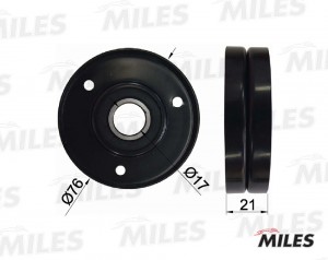 Ролик ремня приводного VAG 1.6-1.8T 95-05 AG03044 AG03044 MILES