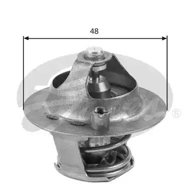 Термостат FORD Focus (99-) GATES TH39374G1 GATES