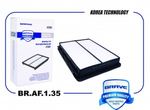 Фильтр воздушный BR.AF.1.35 28113-A9100 Santa FE TM 2.4 18-, Sorento UM 2.4 14-  BRAF135 BRAVE