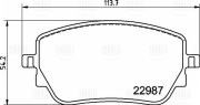 Колодки торм. Mercedes A (W177) (18-)/CLA (C118) (19-) диск. зад. 114x54мм (PF 2 PF2248 TRIALLI