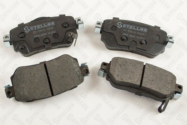 колодки дисковые задние ! с антискрип. пластинами\ Nissan Qashqai 1.2-1.6i/DCi 1 000-671B-SX STELLOX