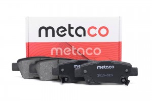 Колодки тормозные задние дисковые к-кт 3010029 3010029 METACO