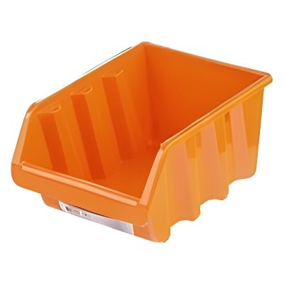 Лоток складской 375х225х160мм оранжевый STELS 90802 STELS