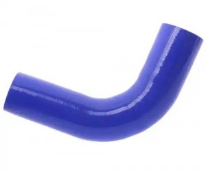 Патрубок МАЗ радиатора (L=240мм,d=60) синий силикон (d=60) MEGAPOWER 13016204 MEGA POWER