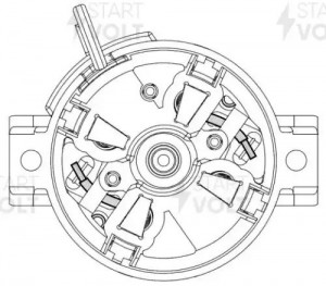 Узел щеточный стартера VBS 1604 START VOLT