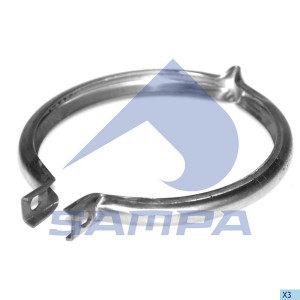 Хомут глушителя DAF 95XF трубы SAMPA 050.487 SAMPA