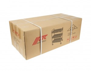 Тележка инструментальная 3 секции красная с открытым отсеком JTC JTC-S1073 JTC TOOLS