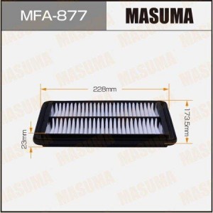 фильтр воздушный!\ Daihatsu Atrai/Hijet 0.7 17-21 MFA-877 MASUMA