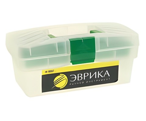 Ящик для инструмента 285х155х125мм прозрачный ЭВРИКА ER-10337 EVRIKA
