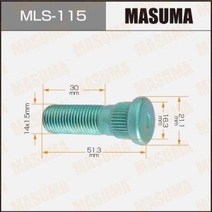 шпилька колёсная!\ Toyota Land Cruiser 100 98-07 MLS-115 MASUMA