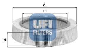 Фильтр воздушный RENAULT LOGAN 1.4/1.6 30.217.00 30.217.00 UFI