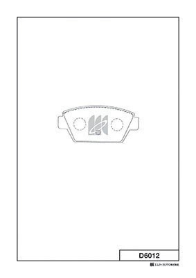 D6012-01 215 00=Y06-128 !колодки дисковые з.\ Mitsubishi Colt 1.6/1.8 16V/Galant D6012 MK KASHIYAMA