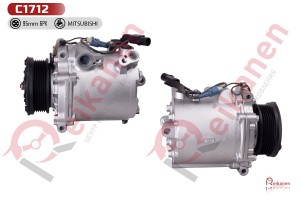 Компрессор конд. [восст] для MITSUBISHI ASX/LANCER/OUTLANDER 1,8/2,0/2,2 DI-D 06 C1712 REIKANEN
