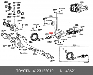 Втулка хвостовика 41231-22010 41231-22010 TOYOTA