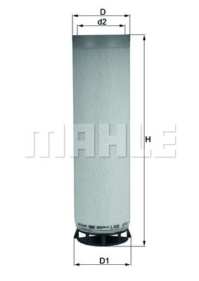Фильтр воздушный LXS272 MAHLE KNECHT