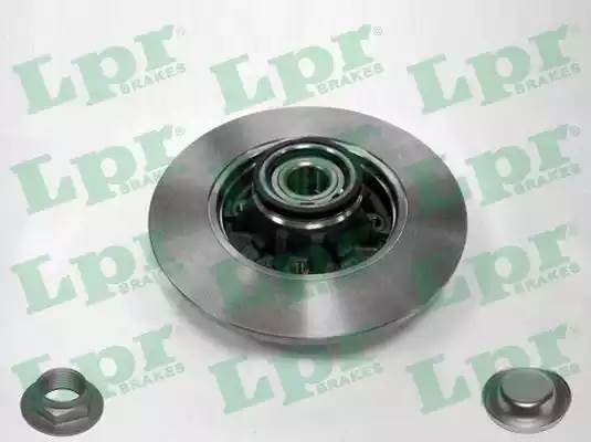 Диск тормозной (с подшипником) P1011PCA P1011PCA LPR