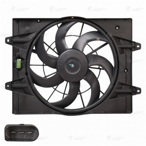 Э/вентилятор охл. для а/м Chery Tiggo 4 17-/Tiggo 7 Pro 20- 1.5T с кожухом LFK30 LFK 3017 LUZAR