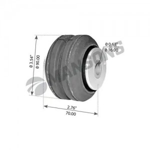 Сайлентблок VOLVO FH12,13,16,FM9,12,13 кабины MANSONS 900.342 MANSONS