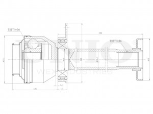ШРУС внутренний CVJ-30103 UNIO