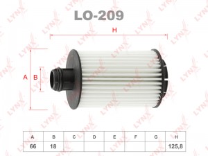 фильтр масляный! Opel Antara 2.2D 10> LO209 LYNXAUTO