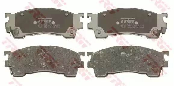 Колодки тормозные MAZDA 626 GE,GF,GW (92-02), Xedos-6, Premacy передние (4шт.) T GDB1139 TRW