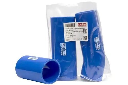 Патрубки радиатора из 3-х синий силикон КАМАЗ STENERS INDUSTRY COMPANY, Китай 143661 STENERS