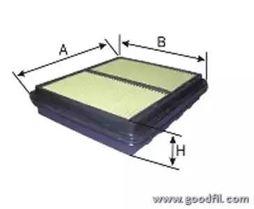 Фильтр воздушный AG520 AG 520 GOODWILL